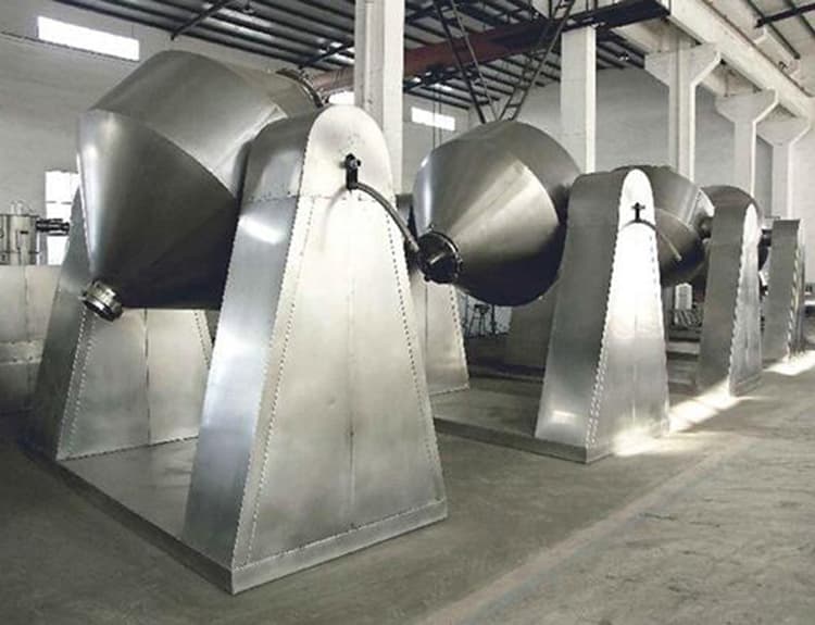 真空雙錐回轉真空干燥機機調試